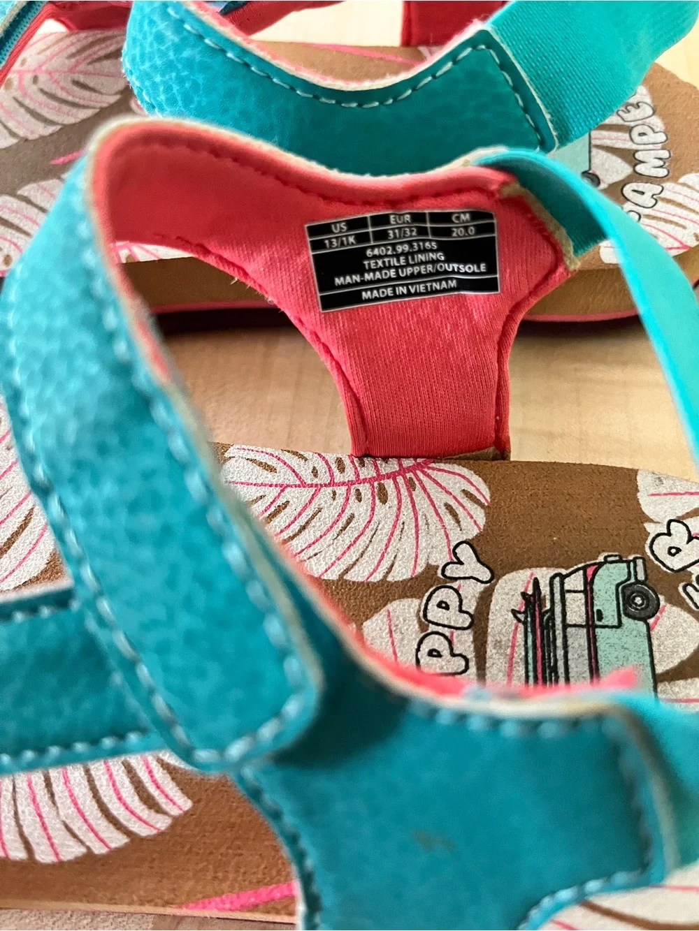 Freewaters Kids Supreem Scout Toddler Sandals, Sz 13